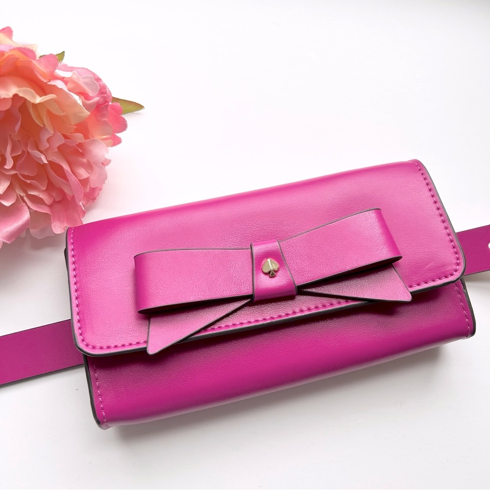 kate spade Light Pink Bow Belt Bag S/M NWT
